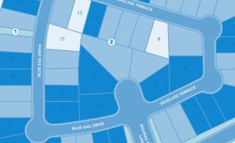 Auto-looped video of a floor plan being changed